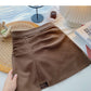 Design sense fashion thin and small split A-line skirt  5545