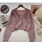 New Korean leisure aging foreign style long sleeved top  6443