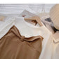 Korean slim fit French retro color blocking short long sleeve shirt  6329