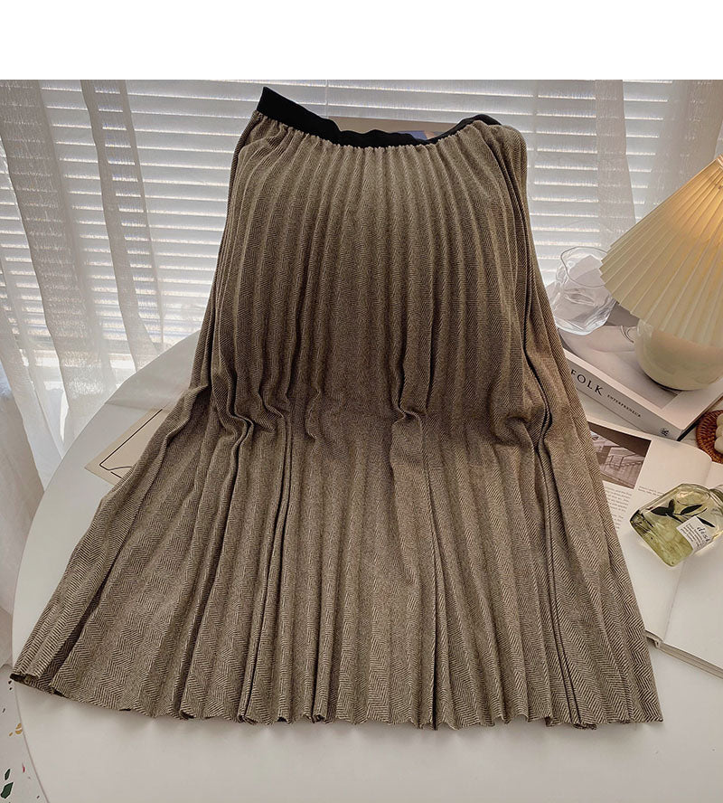 Korean minority design fashion shows the trend of thin skirt  5737