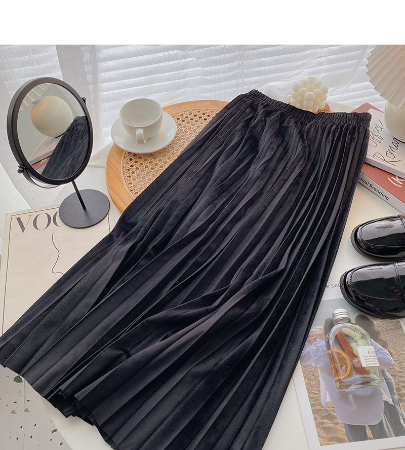Vintage Port style high waist A-shaped skirt  5777