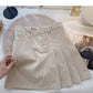 Slim design high waist A-line skirt  5653