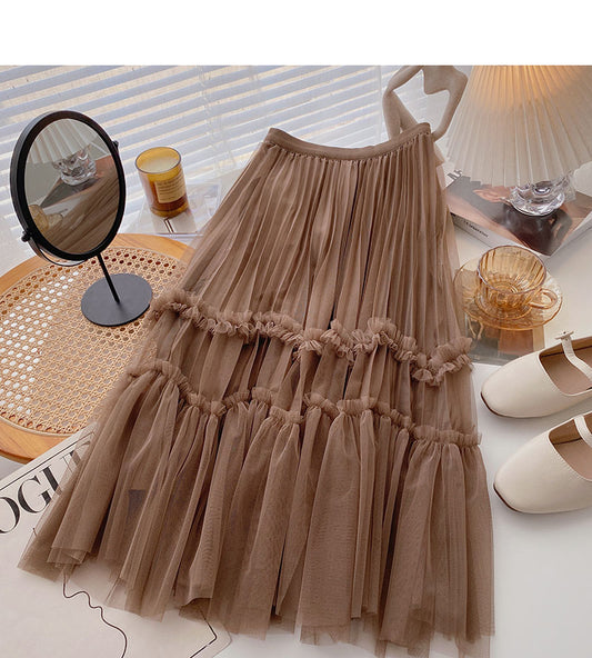 New Korean retro fashion A-line dress  5788