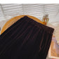 Vintage Port style solid color high waist A-shaped large swing skirt  5771