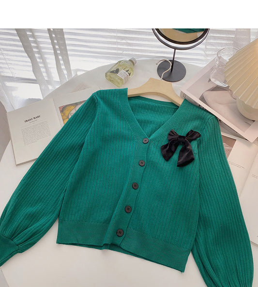 New Korean minority design bow top  6640