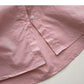 Langärmliges, einfarbiges Hemd mit lockerer Basic-Strickjacke 6423