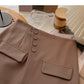 The new Korean minority design shows a slim high waist skirt  5666