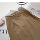 Niche design fashion split high waist slim skirt  5729