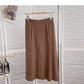 Slim Hong Kong style high waist A-line skirt  5816