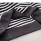 Contrast stripe V-Neck long sleeve shirt  6315