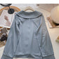Solid color baby collar shirt long sleeve single breasted top  6422