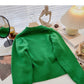 Korean lazy style solid color casual Pullover long sleeve top  6155