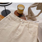 Minority design split A-line solid color high waist thin short skirt fashion  5606