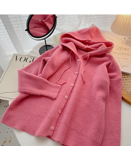 New Korean casual lazy long sleeve drawstring top  5911