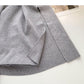 Versatile pop drawstring high waist split A-line skirt  5794