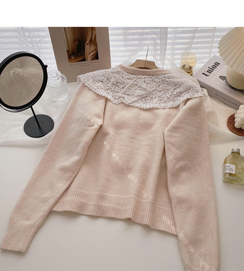 New Korean version of foreign style long sleeved sweater  5901
