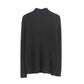 Simple basic versatile half high neck sweater  7527