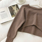 Korean version of soft waxy Pullover  5845