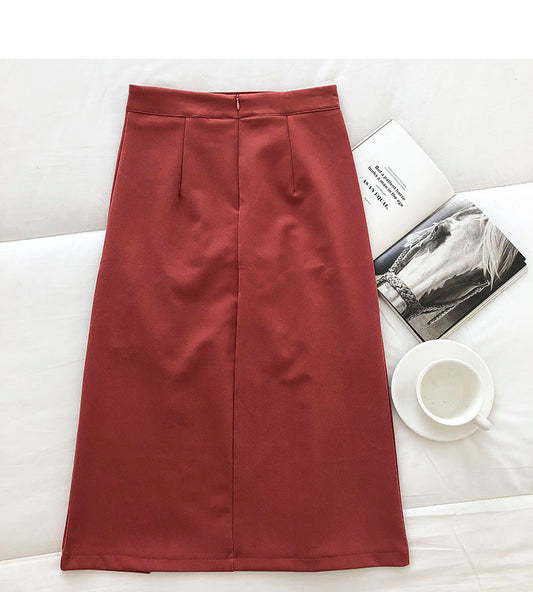 New Korean style slim retro skirt  5683