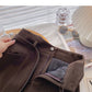 Woolen skirt women's design, versatile casual high waist A-line skirt  5467