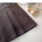 Pleated skirt is thin, A-line high waist and versatile short skirt  5422