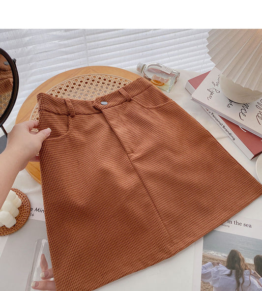 New Korean style simple casual skirt  5480
