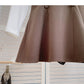 Woolen skirt high waist A-line umbrella skirt 5376