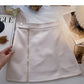 A-line skirt design zipper high waist skirt  5329
