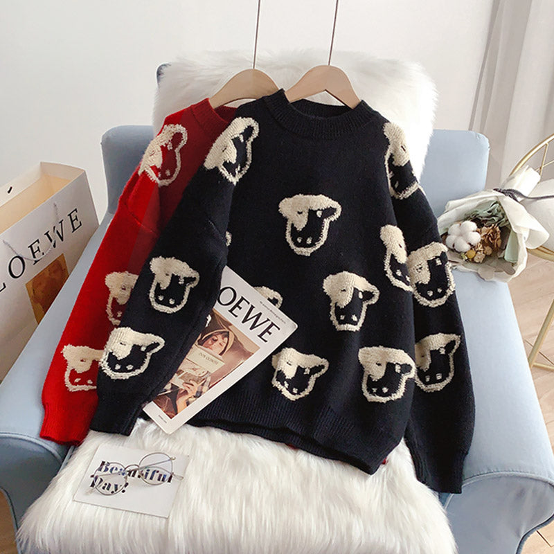 Loose lazy Korean student T-Shirt Top  5198