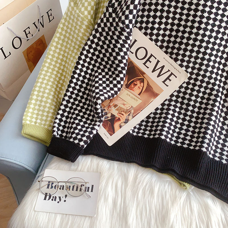 High neck sweater women's bottomed shirt lazy inner top 5196