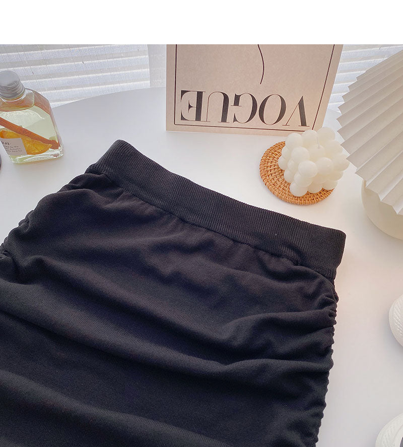 Women's dress with hip covering fold design  5272