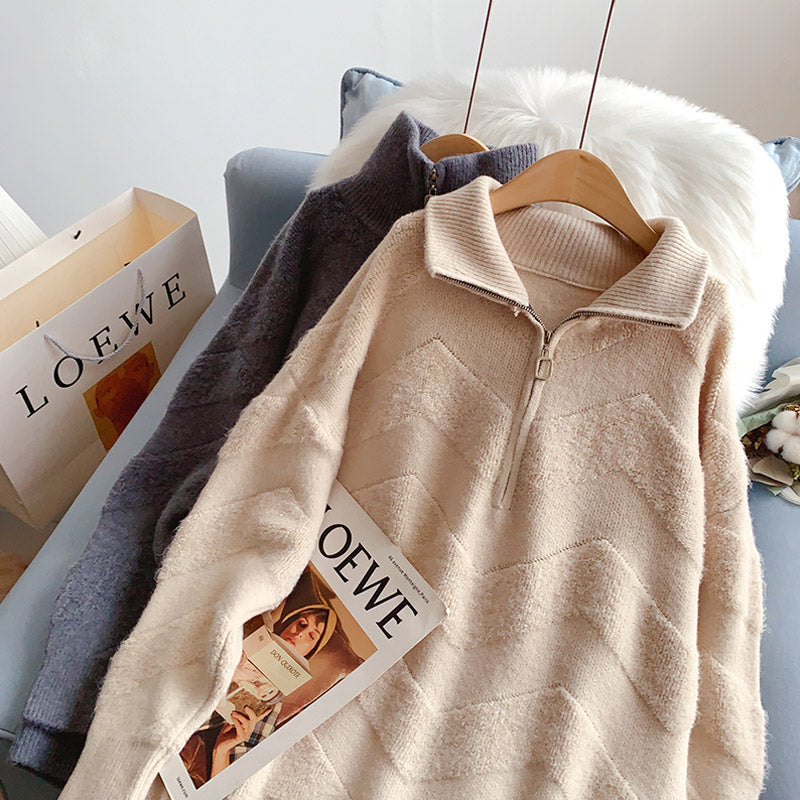 Klein blue turtleneck sweater Vintage sweater  5211