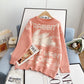 Japanese retro cute rabbit jacquard sweater  5175
