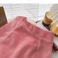 High waist irregular tweed skirt sweet solid color  5354