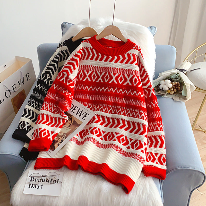 Exotic Christmas sweater sweater sweater sweater coat  5222