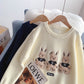 Cute Japanese cartoon sweater lazy wind sweater  5146