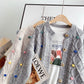Sen Department sweater coat gentle knitted cardigan  5118