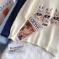 Cute Japanese cartoon sweater lazy wind sweater  5146