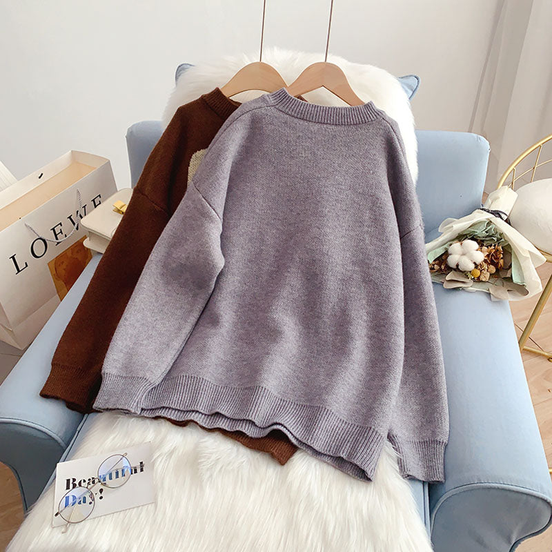 Japanese funny cartoon elephant sweater  5179