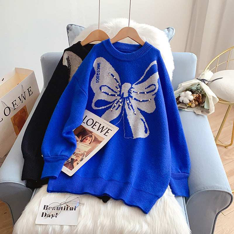 Medium length loose and lazy design top  5189