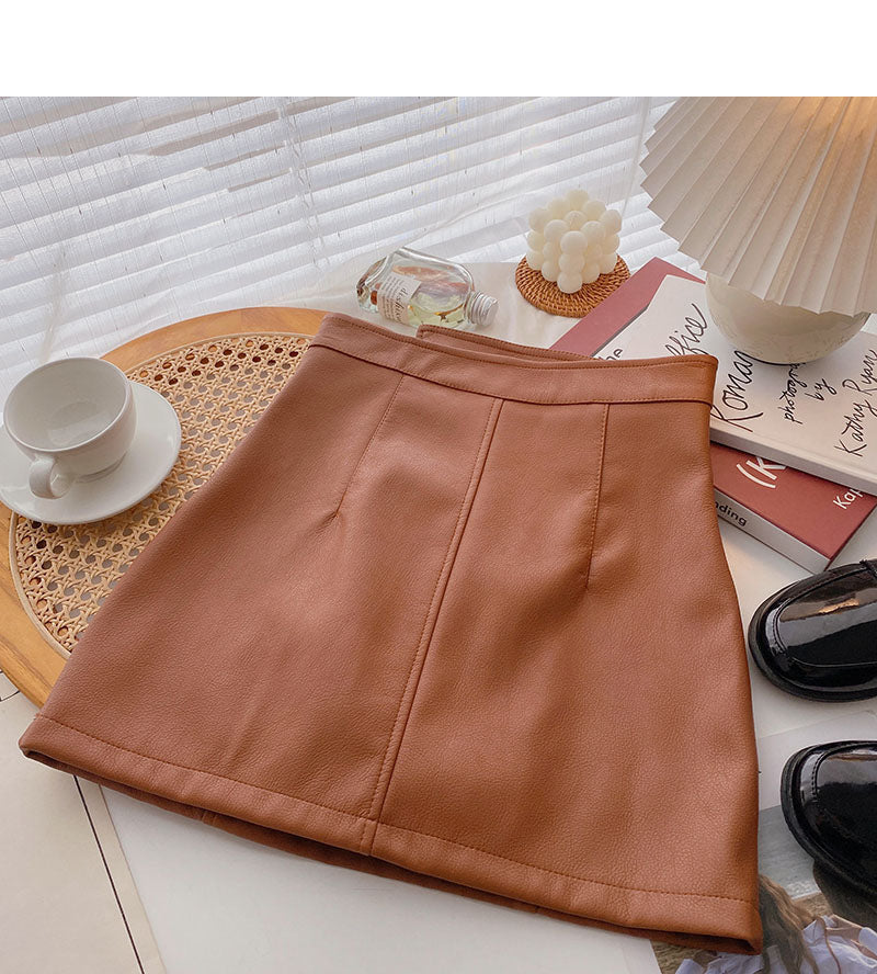 New Korean irregular design zipper Hip Wrap Skirt  5324