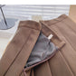 Pleated skirt high waist casual skirt  5338