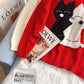 Japanese cute cartoon kitten sweater and coat  5253