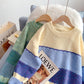 Japanese gentle sweater, soft waxy little child  5205