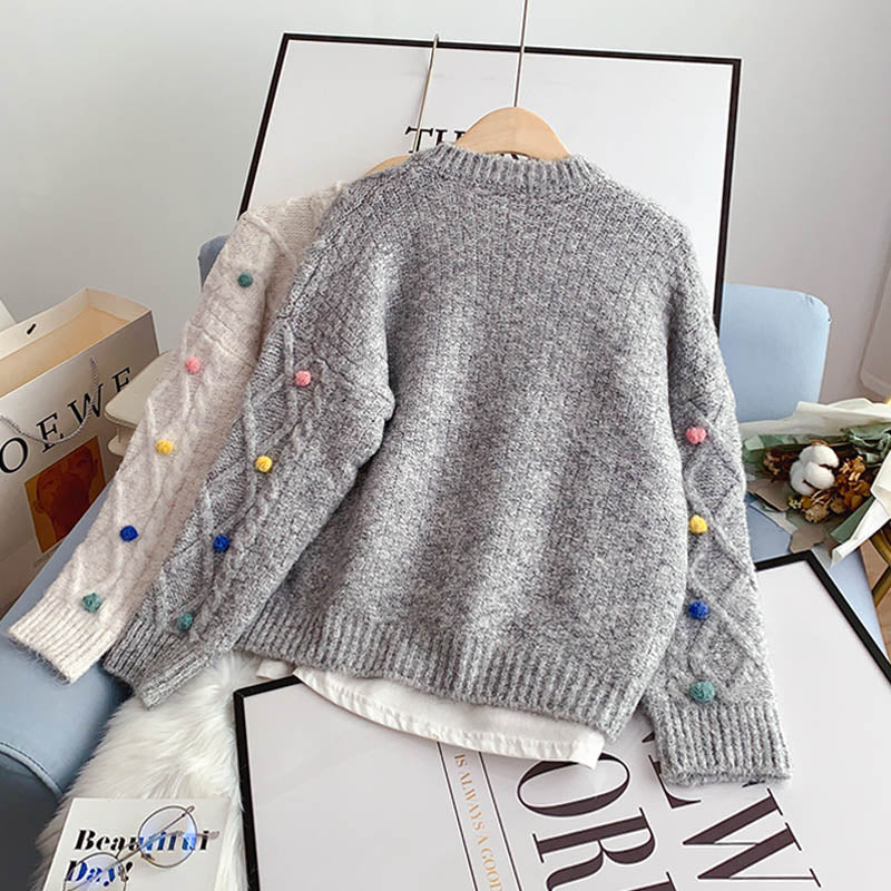 Sen Department sweater coat gentle knitted cardigan  5118