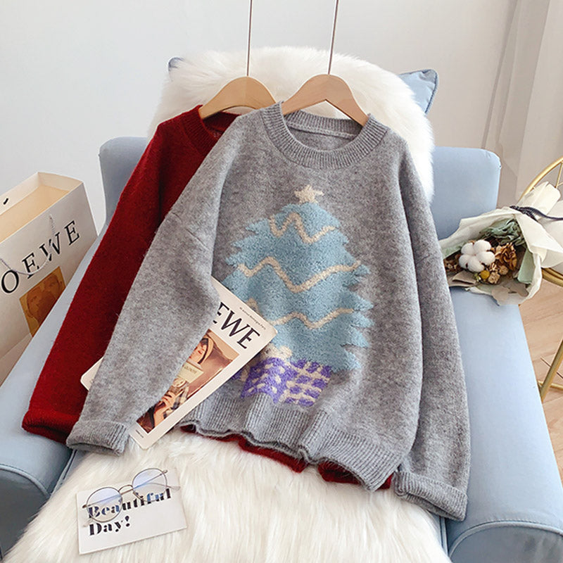 Japanese Vintage Christmas theme sweater  5145