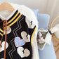 Love embroidered Japanese knit vest  5172