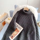 Design lamb wool stitched turtleneck sweater  5177