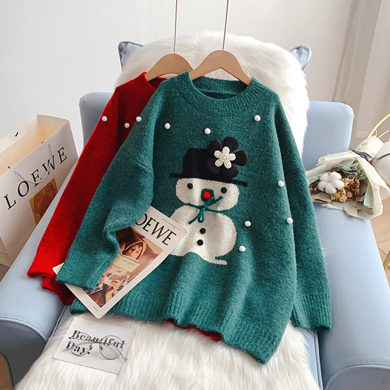 Lässiger Stil, ausländischer Stil, Pullover mit Sinn für Alterung im Design 5264