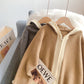 Korean hooded sweater coat cardigan  5219